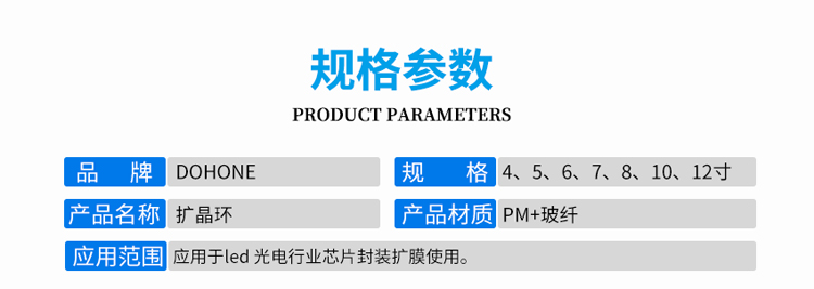 扩晶子母环产品应用范围