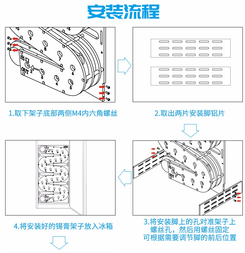 双层锡膏滑轨先进先出安装方法