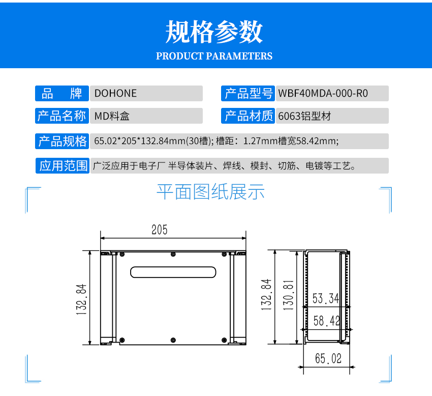 led组装料盒产品参数