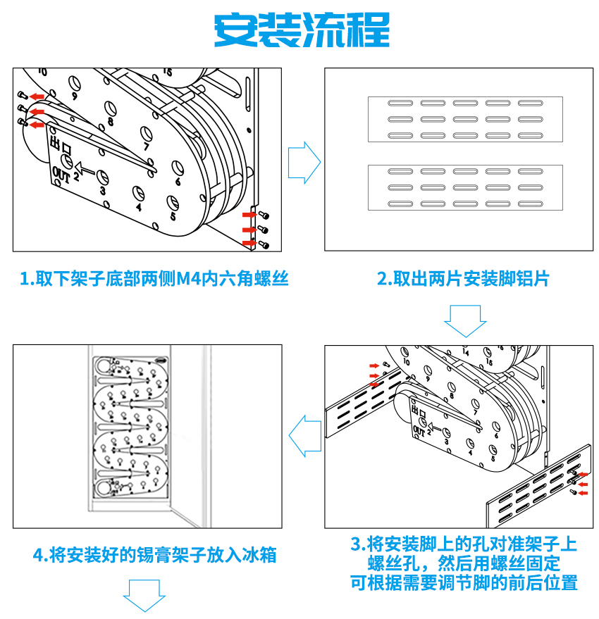 锡膏解冻先进先出安装流程